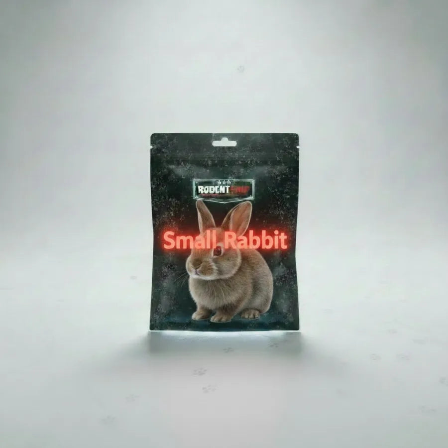 Small frozen rabbit weighing one to two pounds